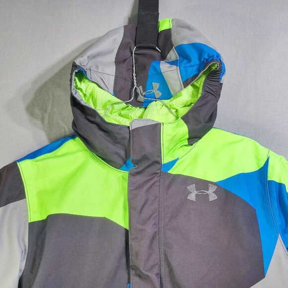 Under Armour Infrared hooded winter jacket youth size YL multi- colour - Picture 2 of 16